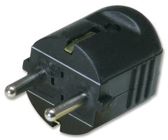 APSA - 2030 SW - 电源插头 黑色 DIN49441 R1