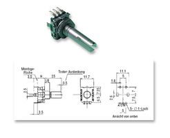 ALPS - EC11B15244 - 编码器 11MM