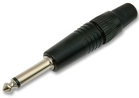 NEUTRIK - NP2CBAG - 安全插头,1/4' 黑色 2P