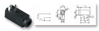 PRO SIGNAL - MJ-2348BO - 插孔插座，2.5MM