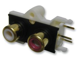 PRO SIGNAL - PSG01550 - 插座,2X 留声机,金色/PCB