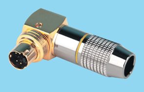 PRO SIGNAL - PSG01463 - 插头,4-引脚 迷你-DIN 90度