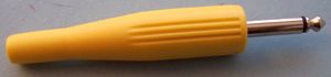 PRO SIGNAL - PSG01285 - 连接器 6.35MM 插孔插头 单声道 黄色