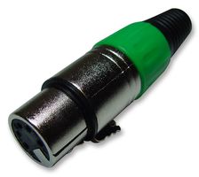 PRO SIGNAL - PSG01338 - 连接器 XLR 5孔非固定插座 绿