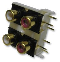 PRO SIGNAL - PSG01551 - 音频插座 4孔 镀金 PCB安装