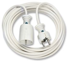 BRENNENSTUHL - 1168430 - 电源延长线 SCHUKO 白色 3M