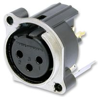 NEUTRIK - NC3FBAV1-0 - 连接器 XLR 母 3芯 PCB 竖直安装