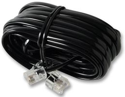 PRO SIGNAL - 31028BR - 连接线,RJ11 至 RJ11 (6P4C) 黑色 3米