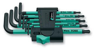 WERA - 967 SPKL/9 TORX BO - 梅花扳手套件 防损型 9件