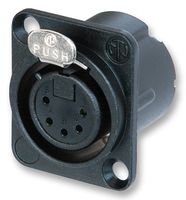 NEUTRIK - NC5FD-LX-B - 音频连接器 母 XLR 黑色 5芯