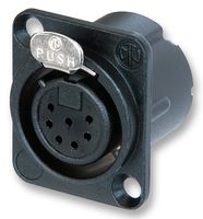 NEUTRIK - NC7FD-LX-B - 音频连接器 母 XLR 黑色 7芯