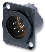NEUTRIK - NC5MD-LX-BAG - 音频连接器 公 XLR 黑色 5芯