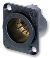 NEUTRIK - NC7MD-LX-B - 音频连接器 公 XLR 黑色 7芯