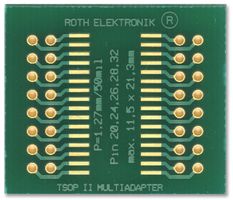 ROTH ELEKTRONIK - RE900-06 - 针脚转换板 SMD 1.27mm 20-32脚