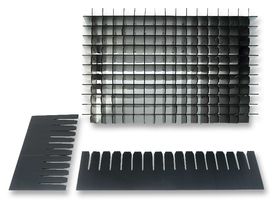 CORSTAT CONTAINERS - CCD3211 - 存储箱隔板 11X28MM 开槽 5件