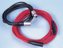 NEUTRIK - CABLE 3M RED - 音频连接电缆 XLR 公 - 母 红色 3M