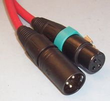 NEUTRIK - CABLE 5M RED - 音频连接电缆 XLR 公 - 母 红色 5M