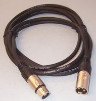 NEUTRIK - CABLE 3M BLACK - 音频连接电缆 XLR 公 - 母 黑色 3M