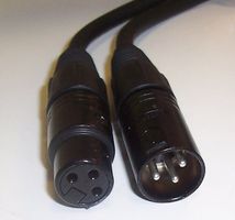 NEUTRIK - CABLE 5M BLACK - 音频连接电缆 XLR 公 - 母 黑色 5M