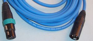 NEUTRIK - CABLE 5M BLUE - 音频连接电缆 XLR 公 - 母 蓝色 3M