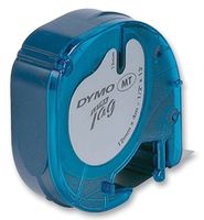 DYMO - S0721510 - 标签打印带 纸质 白色 12mmX4m