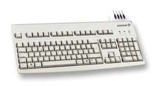 CHERRY - G83-6504LADGB-0 - 键盘 白色 带4端口USB集线器