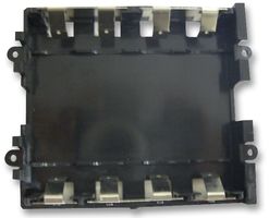 BOX ENCLOSURES - SBH-4AA-BK - 电池座 4XAA 黑色