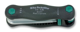 WIHA - 23051 - 梅花扳手套件 折叠式 7件