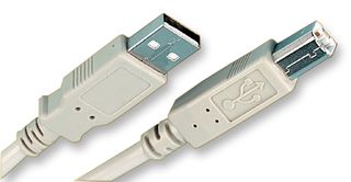 TYCO ELECTRONICS - 1487587-1 - 连接电缆 USB2.0 A型至B型 1.0米