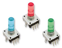 TYCO ELECTRONICS - DPL12V2424A20FG - 编码器 带LED 绿色 12mm
