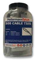 HELLERMANN TYTON - HTJAR1BK - 电缆扎带套件 黑色 500根 瓶装